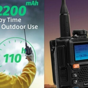 【国際VHF+東北エアバンド受信】広帯域受信機 UV-5R PLUS 未使用新品 メモリ登録済 スペアナ機能 日本語簡易取説 (UV-K5上位機)の画像9