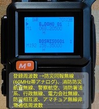 【防災無線受信】広帯域受信機 UV-5R PLUS 新品 防災波メモリ登録済 スペアナ機能 日本語簡易取説 (UV-K5上位機) ロングアンテナセット_画像2