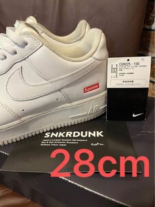 supreme air force 1 low White 28㎝