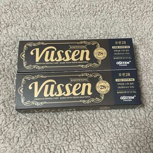 vussen ホワイトニング歯磨き粉 歯磨き粉 韓国 美白 2本セット