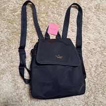 Kate Spade New York　ケイトスペードニューヨーク　kate spade　ケイトスペード　ナイロンリュック　ミニリュック　バックパック　黒　_画像1