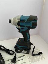 インパクトドライバー 3点セット マキタ互換 急速充電器 バッテリーBL1860 makita 充電式 工具 DIY 電動工具 充電器 S4_画像4