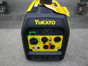 インバーター発電機　YUKATO　BS18i 　最大１.８KVA出力　2023年5月購入　２時間10分使用　ユカトジャパン
