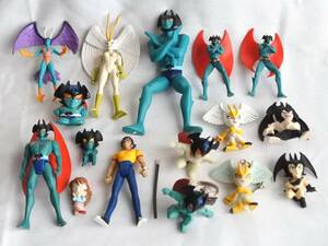  Devilman action figure collection immovable Akira Cire -n Nagai Gou Cara assortment figure key holder sofvi finger doll HG series 