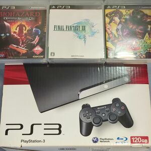 プレイステーション3 120GB PS3 本体 CECH-2000A おまけソフト3本付 PlayStation3