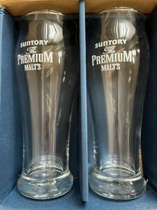 【未使用品】② SUNTORY PREMIUM MALTS サントリー　プレミアムモルツ　ビールグラス