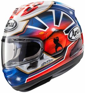 Arai フルフェイスヘルメット　RX-7X　PEDROSA SAMURAI SPIRIT　ペドロサ サムライ スピリット　ブルー　M　(57-58)