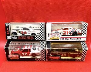 Revell Racing Collectables 1/64 #22 Bobby Allison #49 Bob Welborn #46 Johnny Allen #21 Citgo Thunderbir 4台セット