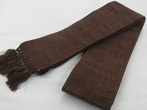 # man genuine . front Hakata woven man's obi .... proof paper attaching silk excellent article 