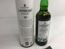  ■未開栓 LAPHROAIG ラフロイグ 10年 700ml 40% 冊子 筒箱付■ _画像4