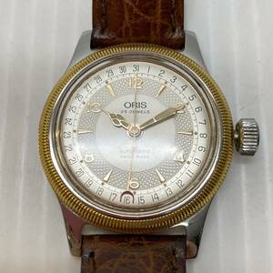 ORIS Oris wristwatch 7463Bkyali bar 634 analogue 25 stone AT machine self-winding watch pointer Date skeleton silver Gold 