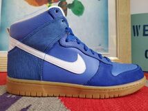 NIKEナイキ■未使用 08年 DUNK HIGH PREMIUM VARSITY ROYAL CITY ATTACK US9.5 JP27.5 ダンク ハイ プレミアム_画像8