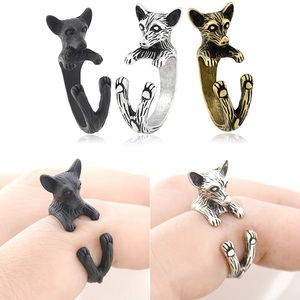 □チワワ★指輪♪フリーリング♪3色☆犬好き・ペット愛好家★アクセ☆プレゼント★新品未使用品★送料無料◇