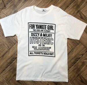 HYSTERIC GLAMOUR 21AW Yankee Girl Tee -M