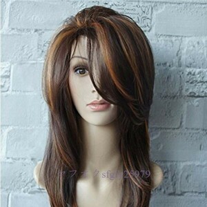 M188 ☆ WIG Long Carl Mesh Brown Full Wig Wig Wrong Wray Ok Natural