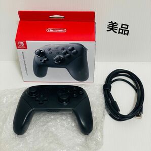 【美品】 Nintendo Switch 純正 Proコントローラー プロコン