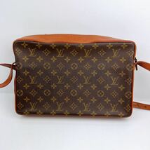 1円〜 LOUIS VUITTON ルイヴィトン ショルダーバッグ サックバンドリエール モノグラム 斜め掛け レザー ブラウン 茶色 バッグ かばん 鞄_画像2