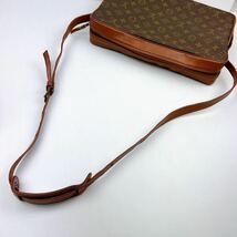 1円〜 LOUIS VUITTON ルイヴィトン ショルダーバッグ サックバンドリエール モノグラム 斜め掛け レザー ブラウン 茶色 バッグ かばん 鞄_画像7