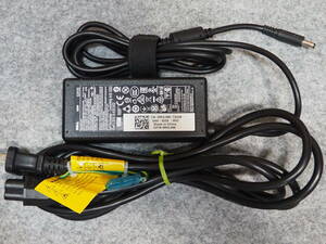  used AC adaptor DELL LA65NS2-01 19.5V 3.34A 65W circle pin 4.5x3.0mm A129-3035-A02