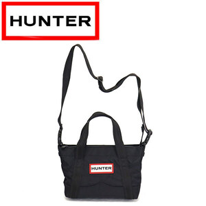 HUNTER ( Hunter ) UBS1203KBM NYLON TOPCLIP TOTE MINI tote bag BLACK HU250