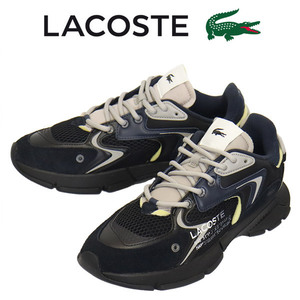 LACOSTE (ラコステ) 45SMA0001 L003 NEO 123 1 SMA メンズ スニーカー 075ブラック LC342 UK7.5-約26.0cm