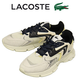 LACOSTE(ラコステ) 45SMA0001 L003 NEO 123 1 SMA メンズ スニーカー 2G9ホワイトXブラック LC343 UK8-約26.5cm