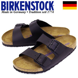 BIRKENSTOCK (ビルケンシュトック) 551251 ARIZONA SFB アリゾナ ソフトフットベッド サンダル レギュラー幅 BLACK BI147 39-約25.0cm