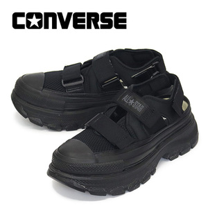 CONVERSE (コンバース) 31310821 オールスター R トレックウェーブ サンダル OX オールブラック CV107 US6.5-25.0cm