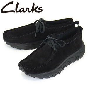 Clarks (クラークス) 26175680 Walla Eden Lo ワラ エデン ロー メンズシューズ Black Sde CL120 UK9.5-約27.5cm