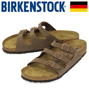 BIRKENSTOCK (ビルケンシュトック) 53881 FLORIDA SFB フロリダ ソフトフットベッド サンダル MOCHA レギュラー幅 BI307 42-約27.0cm