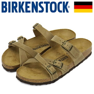 BIRKENSTOCK (ビルケンシュトック) 1015931 FRANCA フランカ オイルドレザーサンダル TABACCO BROWN ナロー幅 BI334 36-約23.0cm