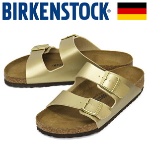 BIRKENSTOCK (ビルケンシュトック) 1016110 ARIZONA アリゾナ ビルコフローサンダル GOLD レギュラー幅 BI308 41-約26.5cm