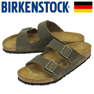 BIRKENSTOCK (ビルケンシュトック) 1027022 ARIZONA アリゾナ オイルドレザーサンダル FADED KHAKI レギュラー幅 BI336 43-約28.0cm