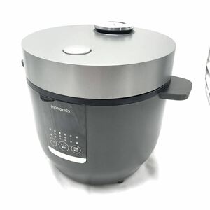 mononics 12 RICE COOKER 炊飯器 MN-RC 12-BK/WH 電源コード有 釜有 動作確認済 YS J8YK