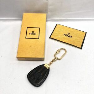 FENDI Fendi key holder charm pe can FF Logo box have KH N4TJ