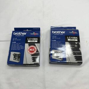 1円スタート　brother ブラザー LC10BK 有効期限切れ　未使用品　中古　KH V9T8