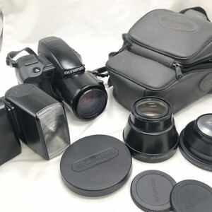 フィルムカメラ OLYMPUS オリンパス L-1 動作未確認 ストロボ レンズ まとめて カメラ KN-G1P0