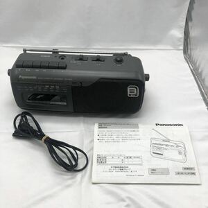 Panasonic FM-AM ラジオカセットレコーダー　RX-M40 取扱説明書あり 中古　YS DFL4 