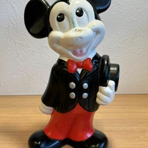 ビンテージ ディズニー ミッキー 陶器製 フィギュア 人形 ドール セラミック アンティーク置物 オブジェ ミッキーマウス USA 雑貨の画像1