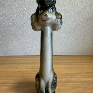 プードル ソルト＆ペッパー ビンテージ 置物 インテリア オブジェ アンティーク 犬 昭和 レトロ USA 雑貨 陶器 磁器 アメリカ 陶器人形の画像1