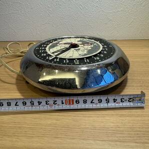 ヴィンテージ Mastercrafters ワールドクロック 24時間モデル 191 アメリカ USA 雑貨 アンティーク 昭和 レトロ ウォールクロック 時計の画像6