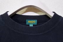 KENZO GOLF ケンゾーゴルフ トレーナー size 3 フェードブラック 日本製 当時物_画像3