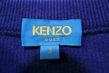 KENZO GOLF ケンゾーゴルフ トレーナー size 3 フェードブラック 日本製 当時物_画像4