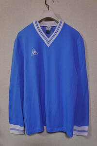 70's-80's le coq sportif Vintage Polyester Shirts size M ルコック フットボールシャツ 英国製 ビンテージ