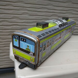 Ichiko Yamanote Line Tin Railway! ! Kuha 204 Green автомобиль Showa Retro Toy