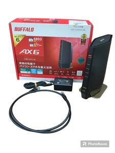 【M】BUFFALO　バッファロー無線ラン親機　AX6　次世代Wi-Fi6ルーター　PREMIUM　プレミアム　WSR-5400X6-MB