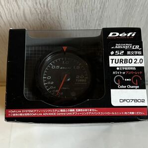 Defi Link Meter ADVANCE CR TURBO2.0 52パイ ブースト計 アドバンスCR DF07802 新品未使用未開封品 デフィ 生産終了品 希少 追加メータの画像1