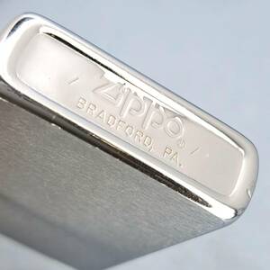 1000円～ zippo 希少モデル 1980年製 ビンテージ シルバー SILVER color キャントボトム ジッポー オイルライター USA 042