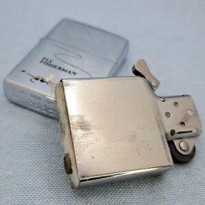 1000円～ zippo 美品 フィッシング 釣り OUTDOOR FISHERMAN 1997年製 ジシルバー SILVER color ッポー オイルライター USA 043の画像7