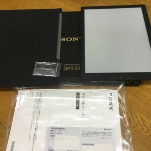 e2☆美品・SONY デジタルペーパー DPT-S1  ★内容★本体・スリープケース・替え芯・説明書 のみで欠品有りです。の画像1